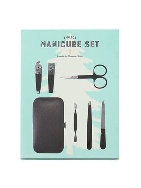 Indigo Holiday 6pc Manicure Set NWT Travel Case